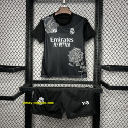 Real Madrid Y3 Kid Kits Black Youth Apparels