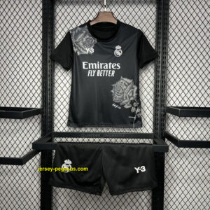Real Madrid Y3 Kid Kits Black Youth Apparels