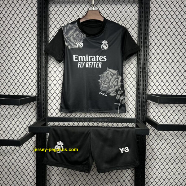 Real Madrid Y3 Kid Kits Black Youth Apparels
