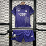 Real Madrid Y3 Kid Kits Purple Children Sets Football