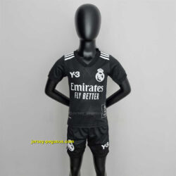 Real Madrid Y3 black kids kit