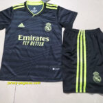 Real Madrid third away kids kit