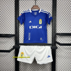 Real Oviedo Home Kid Kits Youth Apparels Football