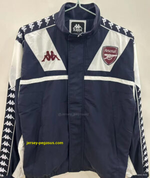 Arsenal 1967 Style BlackWhite Windbreaker