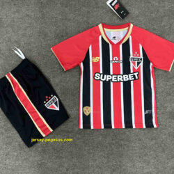 Sao Paulo Away Kid Kits Youth Apparels