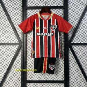 Sao Paulo Away Kid Kits Youth Apparels Soccer