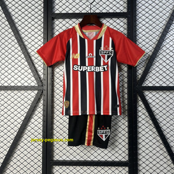Sao Paulo Away Kid Kits Youth Apparels Soccer Sao Paulo Away Kid Kits Youth Apparels Soccer