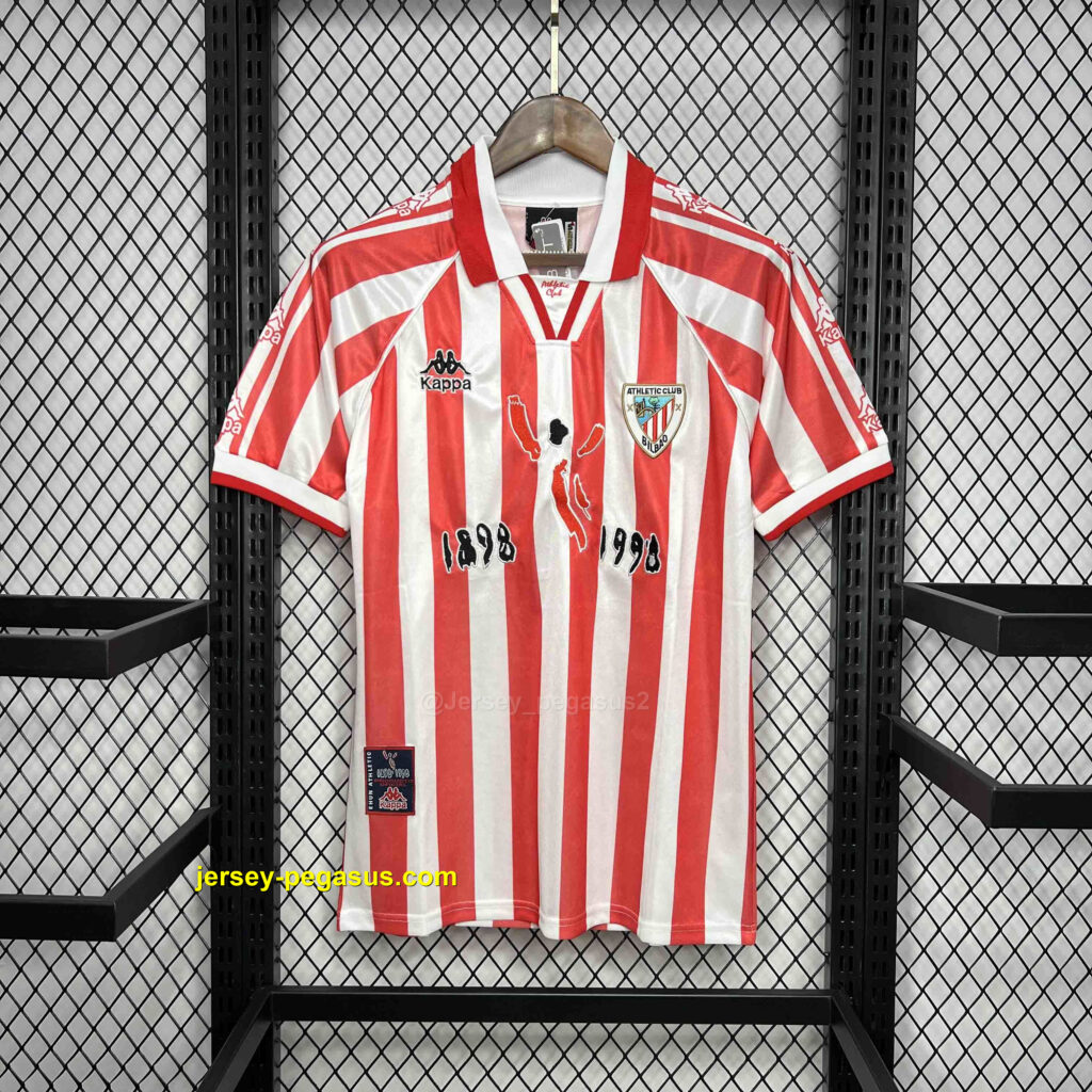 Athletic Bilbao Home Retro Kit Football Apparel