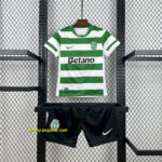 Sporting CP Home Kid Kits Youth Apparels Soccer