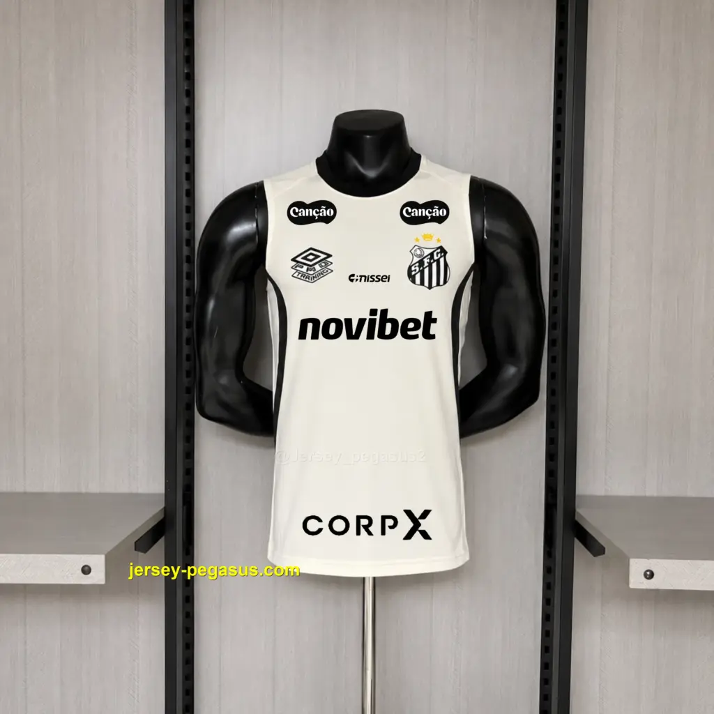 2026-27 Vest Santos Trainning All Sponsors Jersey S–XXXXL