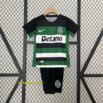 Sporting Lisbon Home Kid Kits Youth Apparels Football