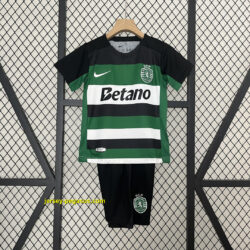 Sporting Lisbon Home Kid Kits Youth Apparels Football