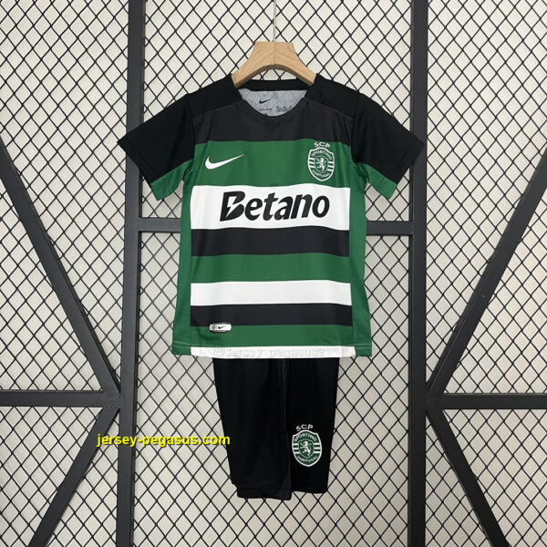 Sporting Lisbon Home Kid Kits Youth Apparels Football Sporting Lisbon Home Kid Kits Youth Apparels Football
