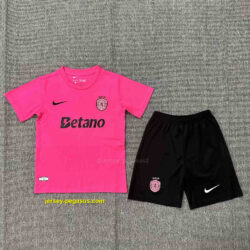 Sporting Lisbon Pink Kids Kits Youth Apparels