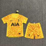 Tottenham Hotspur Yellow Goalkeeper Kid Kits Youth Apparels Sport