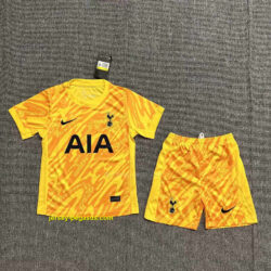 Tottenham Hotspur Yellow Goalkeeper Kid Kits Youth Apparels Sport