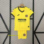 Villarreal Home Kid Kits Youth Apparels Football