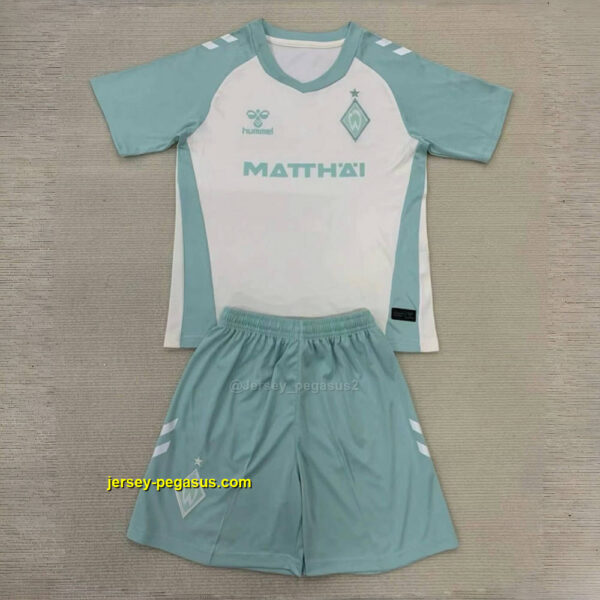 Werder Bremen Away Kid Kits Youth Apparels Soccer