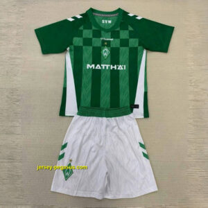 Werder Bremen Home Kid Kits Youth Apparels Soccer