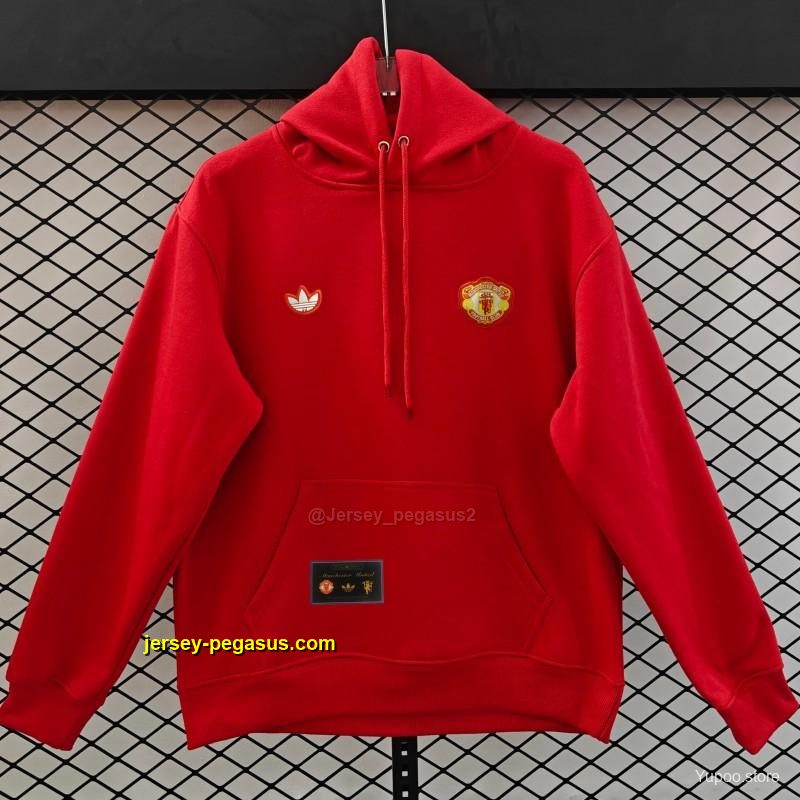 Manchester United Retro Embroidered Logo Hoodie 9 Colors Manchester United Retro Embroidered Logo Hoodie 9 Colors