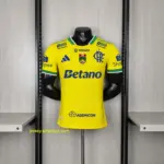 2026-27Player Version Flamengo Yellow All Sponsors Jersey