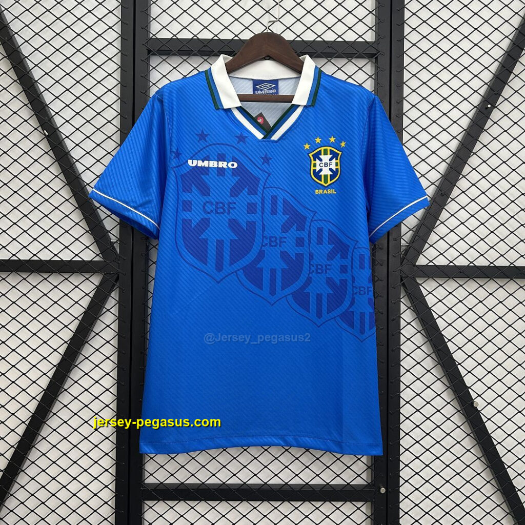 Brazil Away Retro Kit Vintage Shirt