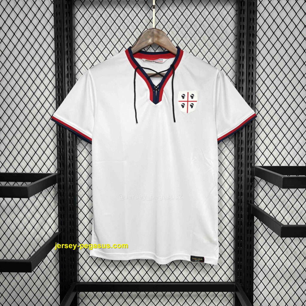 Cagliari Retro Kit Football Uniform