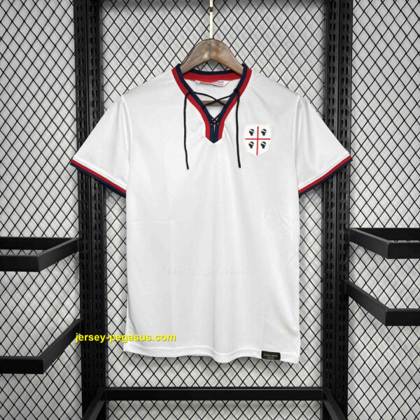 Cagliari Retro Kit Football Uniform