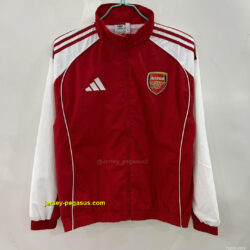 Arsenal RedWhite Windbreaker