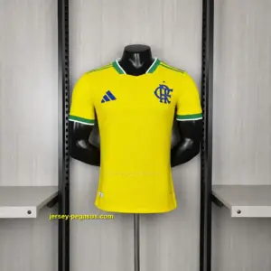 2026-27Player Version Flamengo World Cup Edition Yellow Jersey