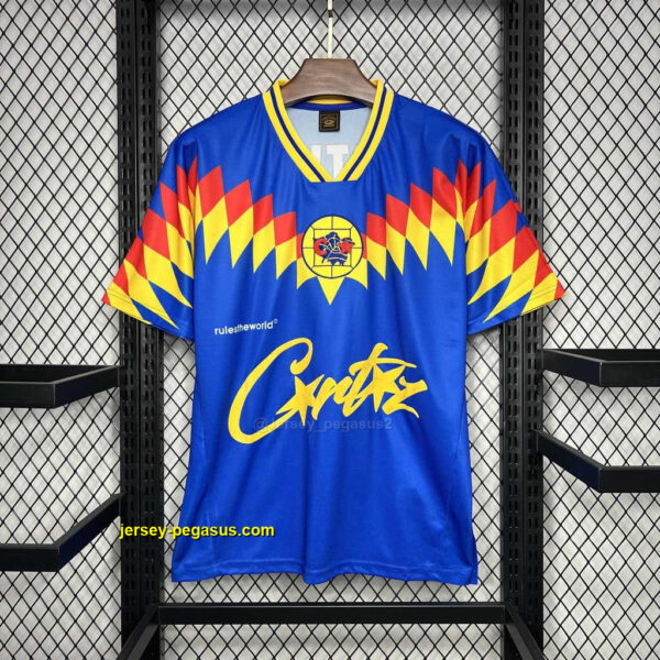 Club America RTW Blue Retro Kit Vintage Shirt Sport