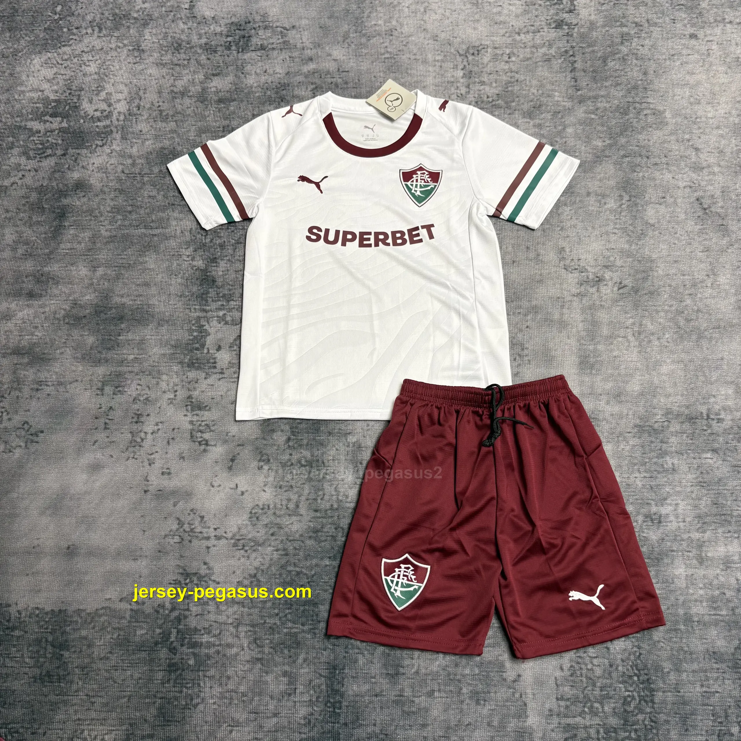 Kids 2026-27 Fluminense Away Jersey, Kids 2026-27 Fluminense Away Jersey,