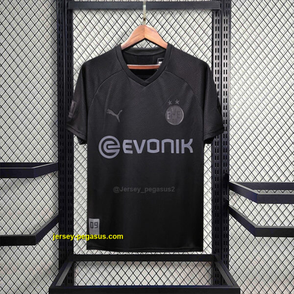 Dortmund Black Retro Kit Vintage Shirt Football Dortmund Black Retro Kit Vintage Shirt Football