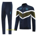 Napoli Navy Blue Full Zipper Jacket Tracksuit + Long Pants
