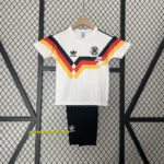 1990 Germany Home Retro Kids Kits World Cup Shirt Cheap Jerseys