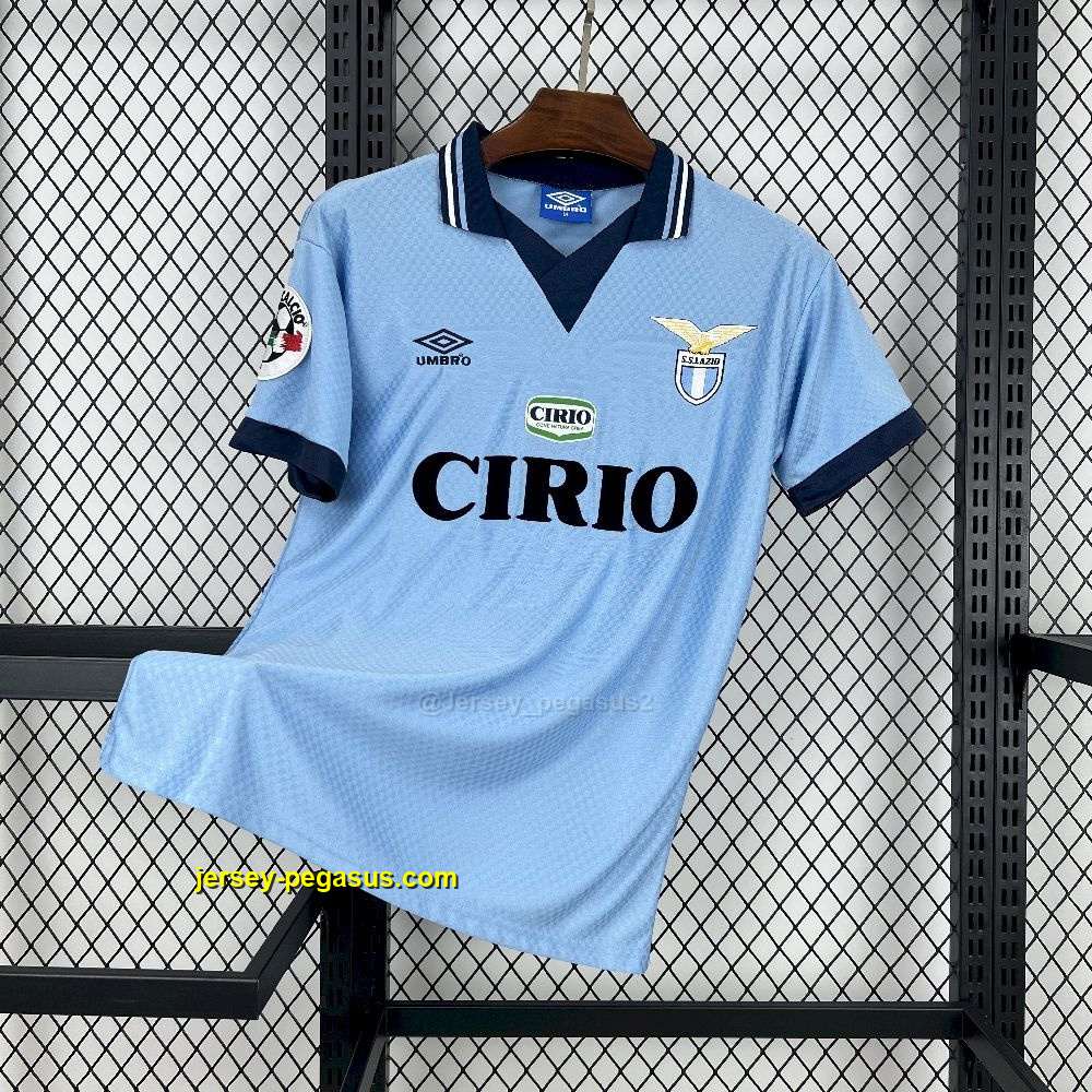 Lazio Home Retro Kit Vintage Shirt