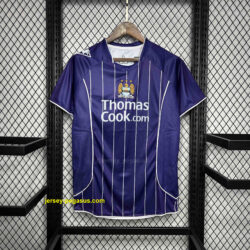 Manchester City Away Retro Kit Football Uniform