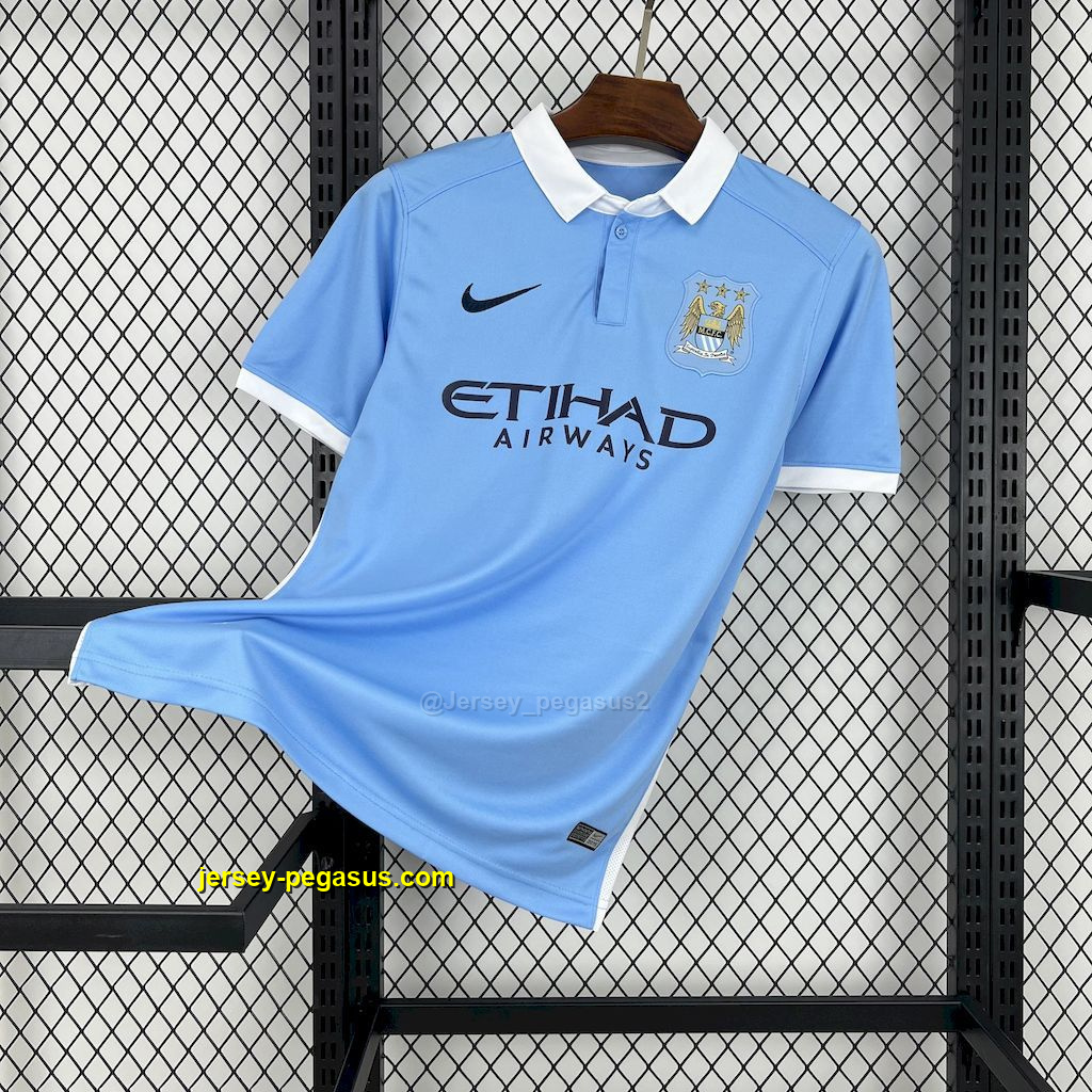 Manchester City Home Retro Kit Vintage Shirt
