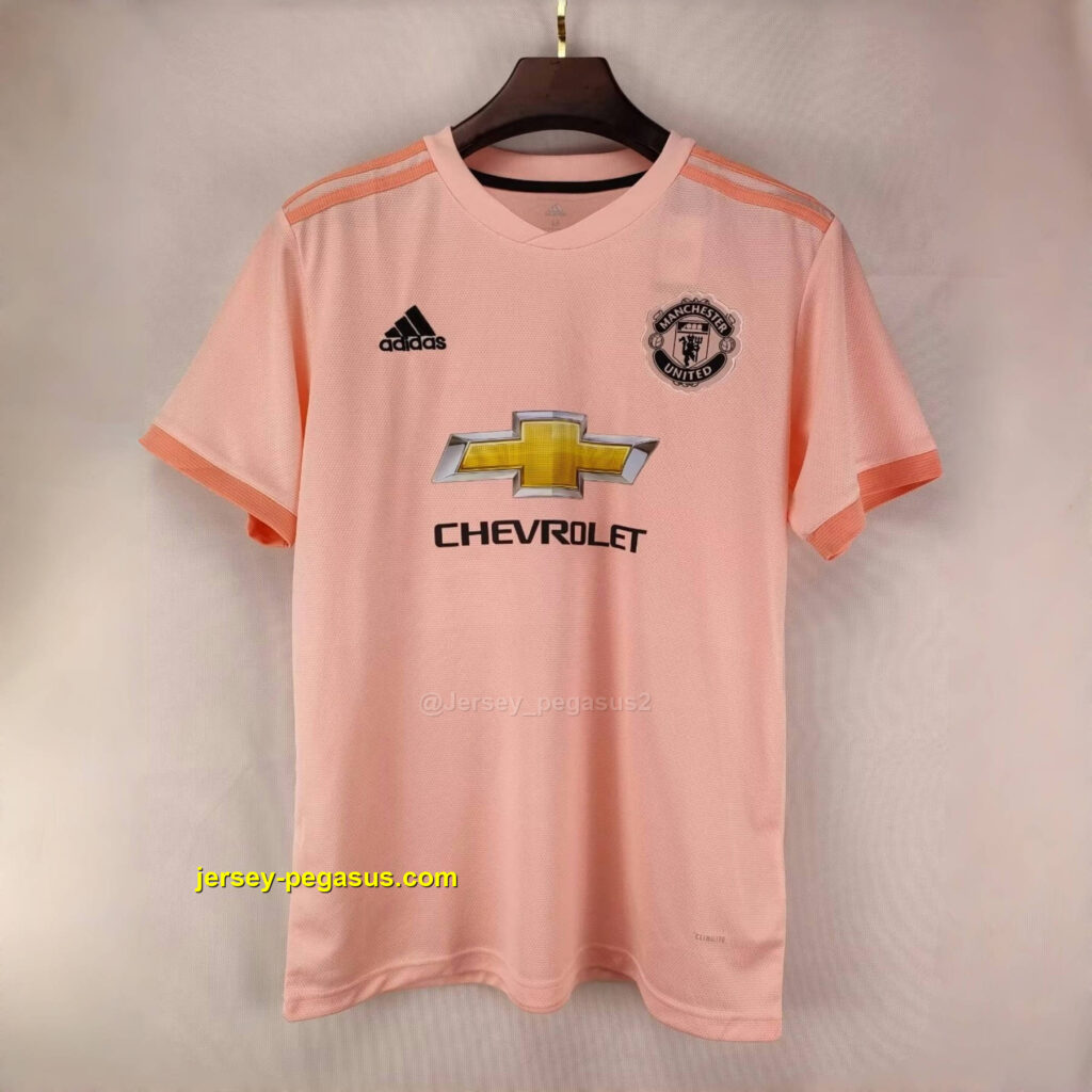 Manchester United Away Pink Retro Kit Jerseys Supllier