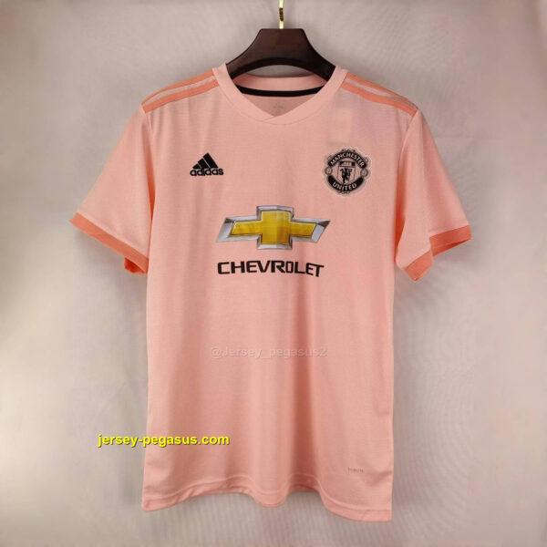 Manchester United Away Pink Retro Kit Jerseys Supllier