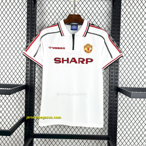 Manchester United Commemorative Retro Kit Vintage T-Shirt Soccer