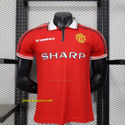 Manchester United Home Retro Kit Player Version Shirt