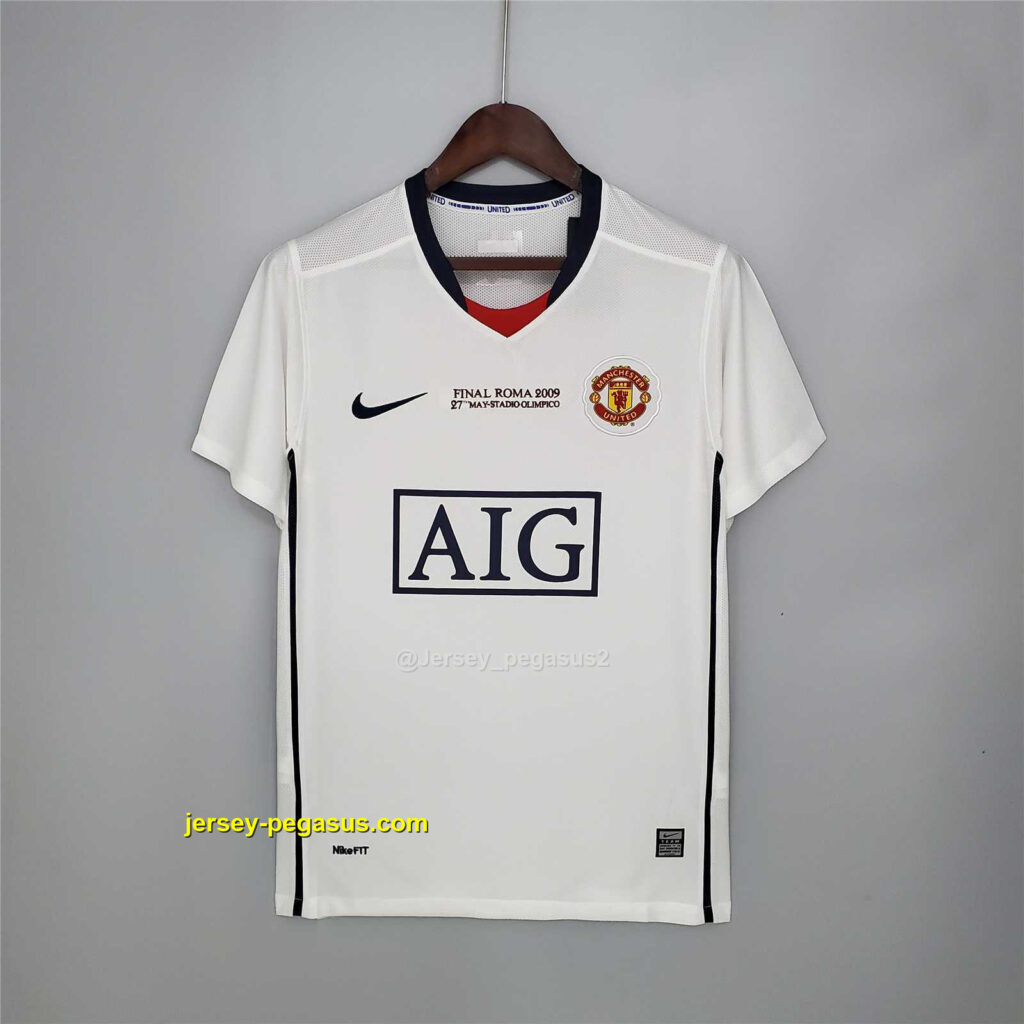 Manchester United away white Champions League