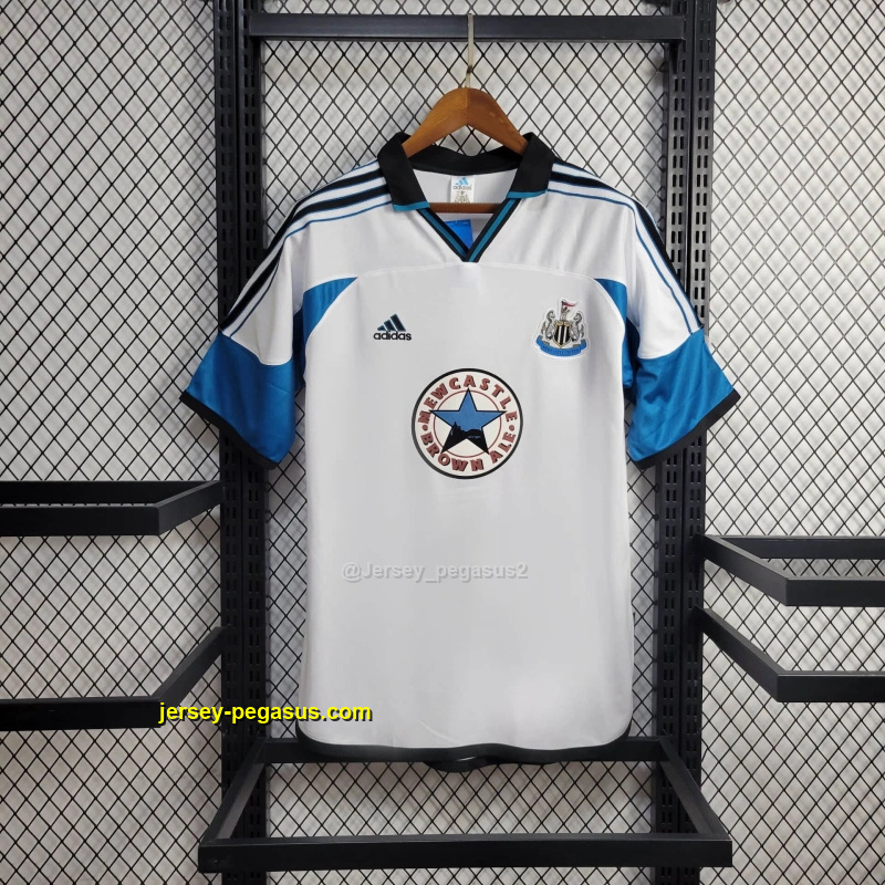 Newcastle United Away Retro Kit Vintage Shirt Football
