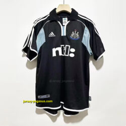 Newcastle away black retro jersey Best Soccer Jersey