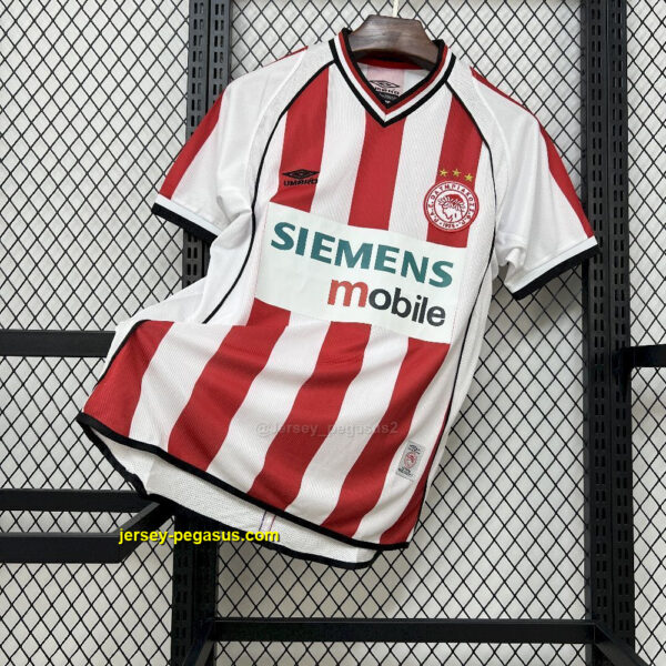 Olympiacos Home Retro Kit Vintage Shirt Olympiacos Home Retro Kit Vintage Shirt