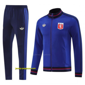 Olympique lyonnaisLyon Blue Full Zipper Jacket+Long Pants