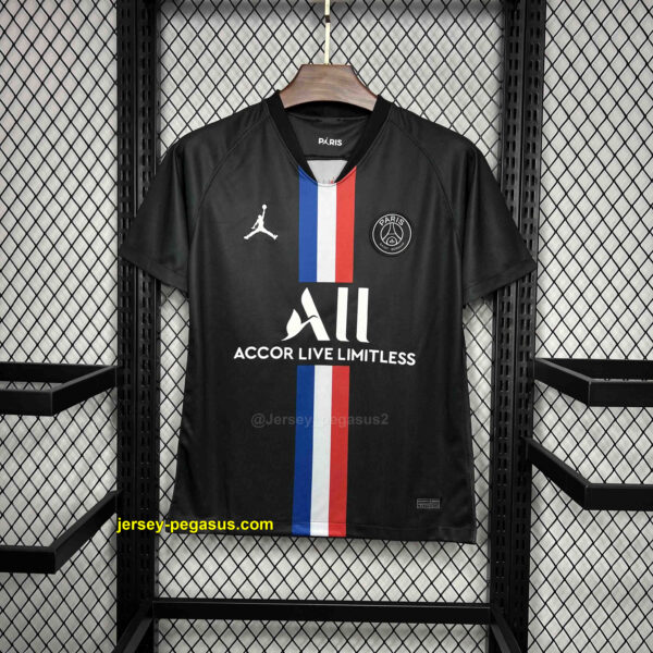 PSG Retro Black Kit Vintage Uniform PSG Retro Black Kit Vintage Uniform