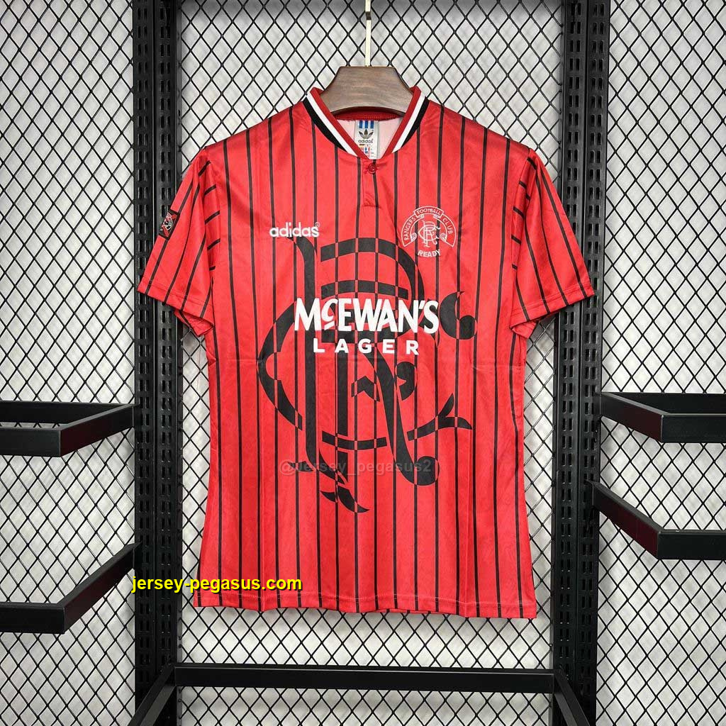 Rangers Away Retro Kit Vintage Shirt Sport