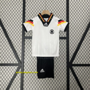 1992 Germany Home Retro Kids Kits Euro Cup Shirt Soccer Jerseys